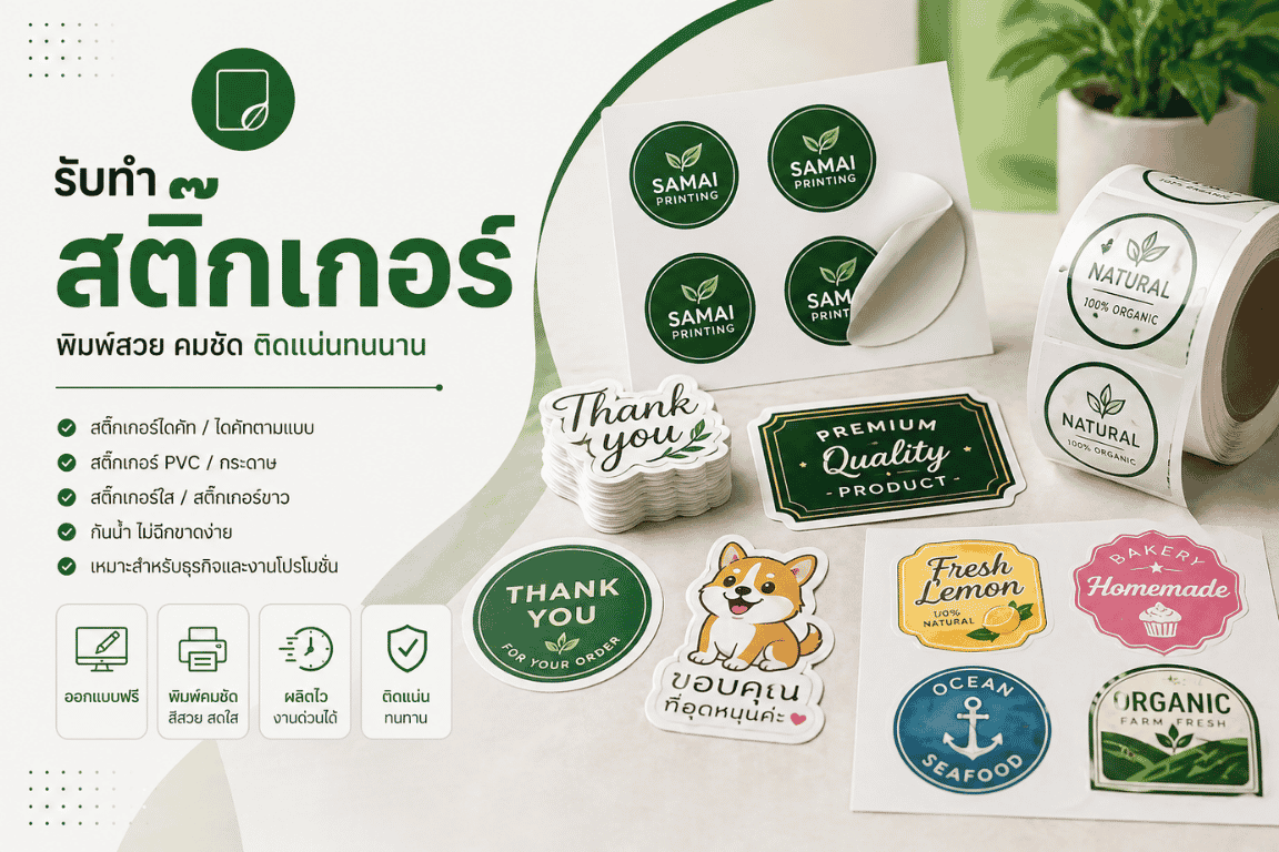 รับทำสติ๊กเกอร์  หล่มสัก เพชรบูรณ์